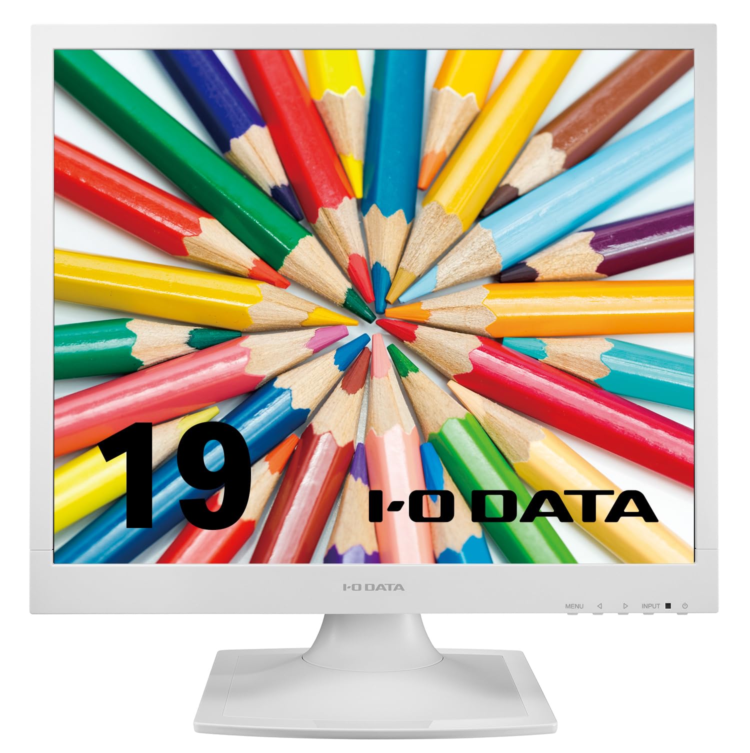 Amazon.co.jp: I-O DATA 19型スクエア液晶ディスプレイ ホワイト LCD