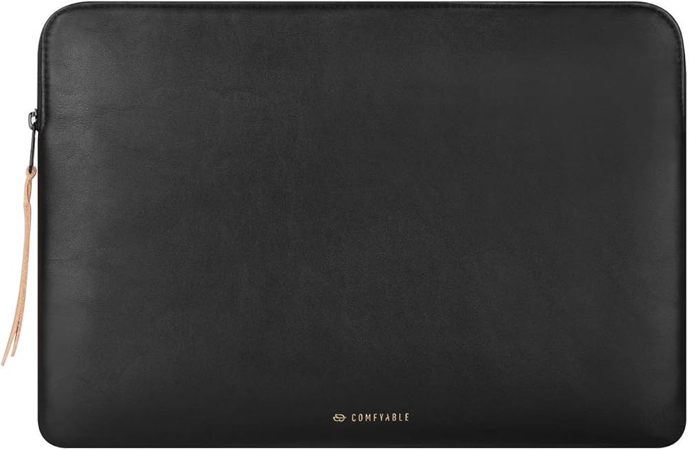 Amazon.com: Comfyable Leather Laptop Sleeve Compatible with 16