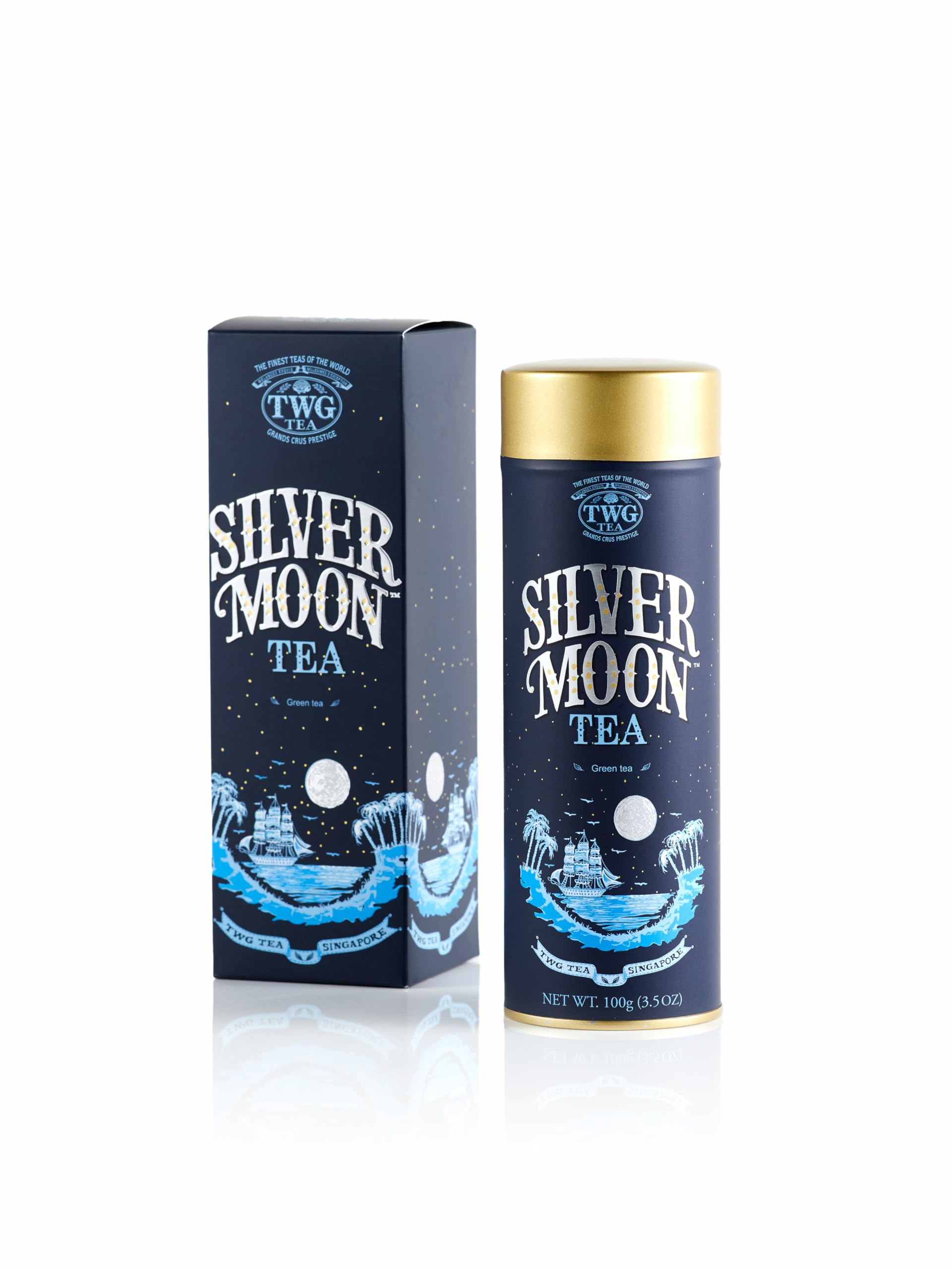 Amazon.co.jp: 【TWG Tea】Silver Moon Tea｜缶入り茶葉100g