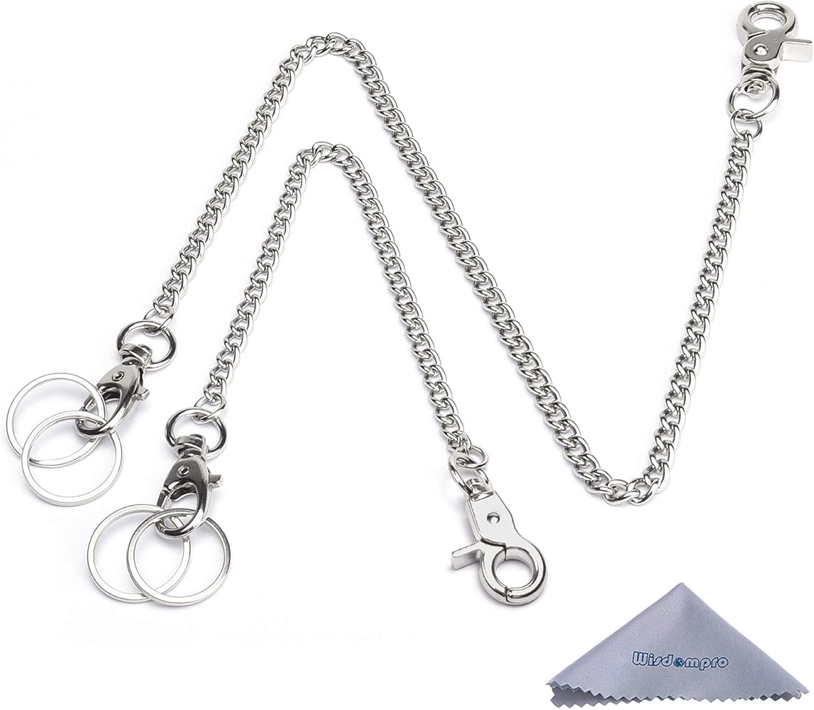 Amazon.com: Wisdompro Wallet Chain, 2 Pack (8 and 16 Inch) Heavy