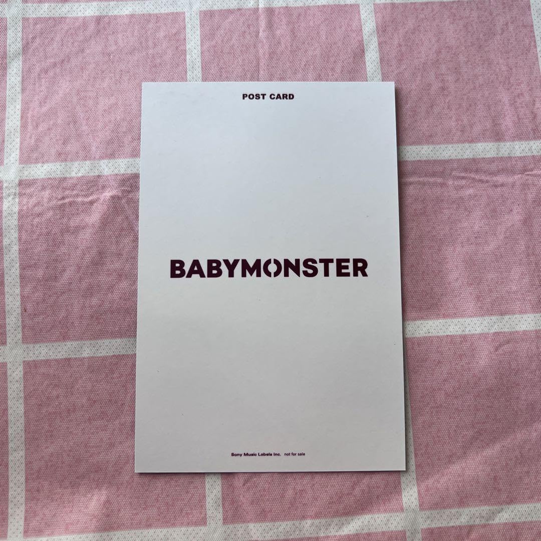 Amazon.co.jp: BABYMONSTER アヒョン ベビモン B賞 ポストカード 会場