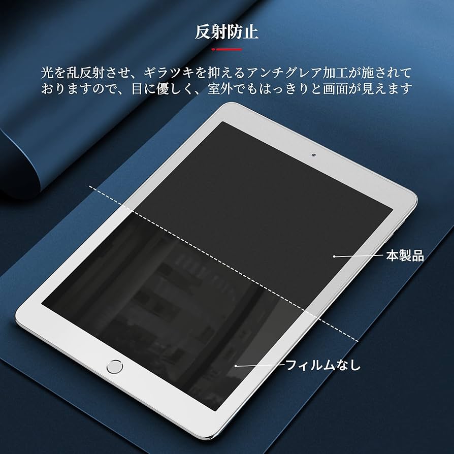 美品／98%】iPad 9世代 アンチグレアフィルム、カバー付 WiFiver iPad