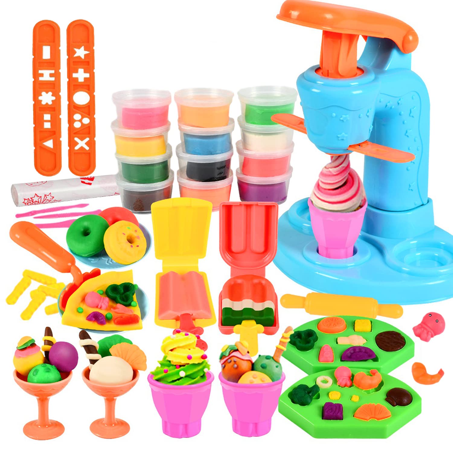 Amazon.co.jp: CORPER TOYS ねんどおもちゃ 小麦ねんど ねんど 粘土