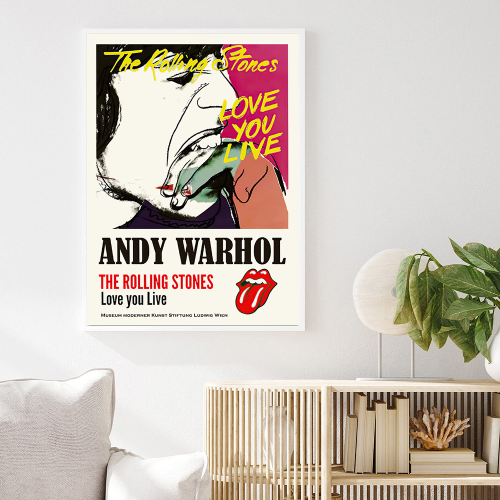 Amazon.co.jp: アンディウォーホルポスターローリングストーンズ展