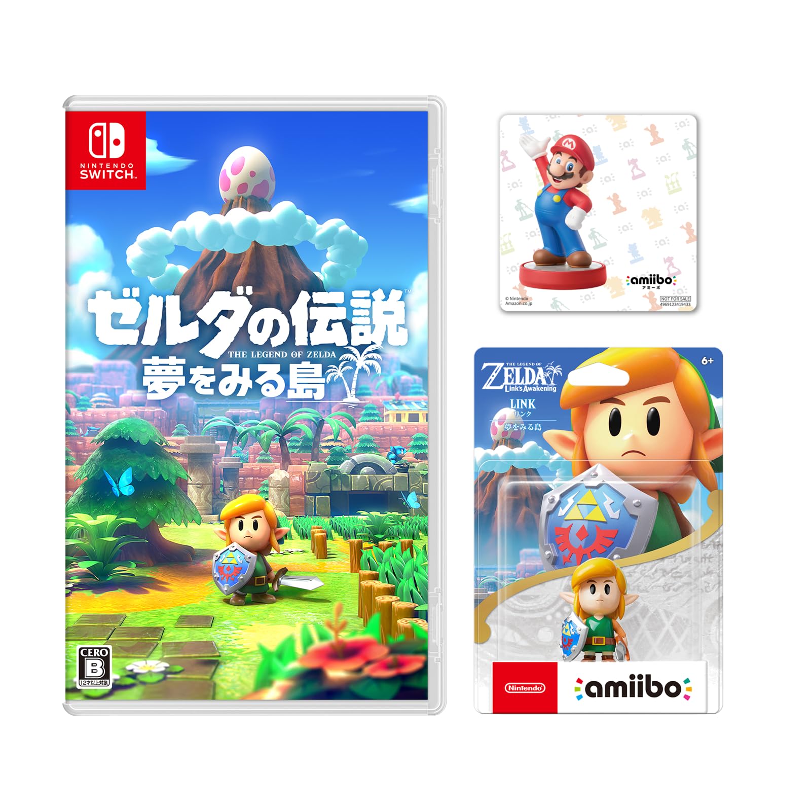 Switch ゼルダの伝説 まとめ売り2セット①夢をみる島、②知恵のかり