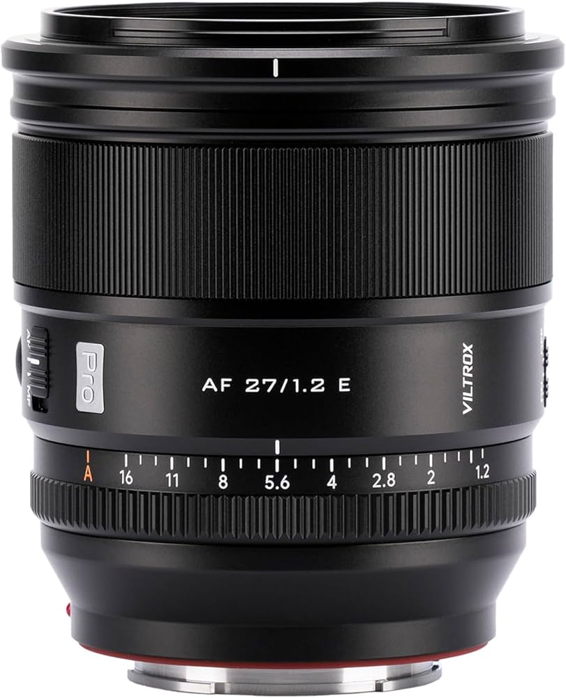 Amazon.com : VILTROX 27mm F1.2 PRO E Mount Autofocus Lens