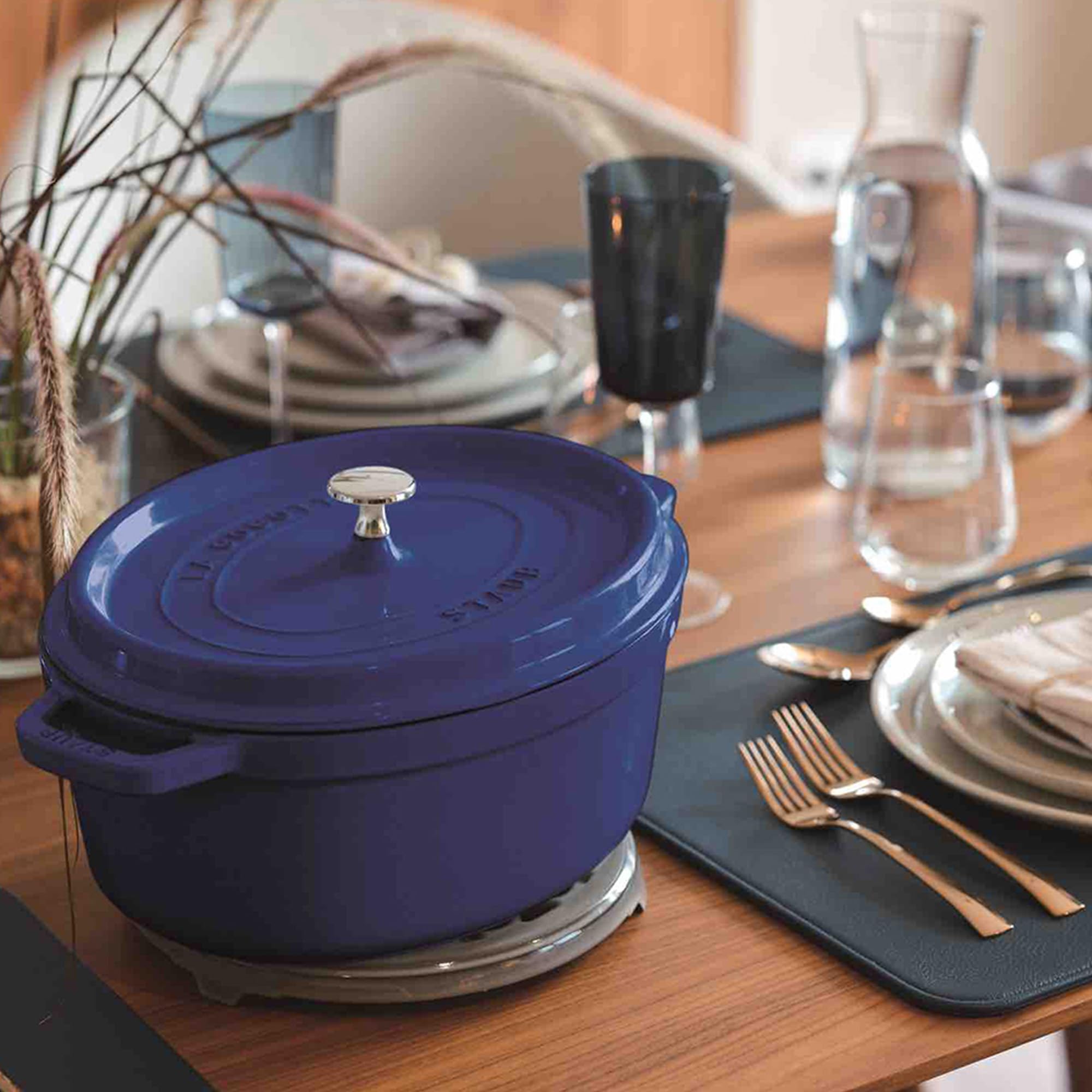 Amazon｜staub ストウブ ピコ・ココット オーバル 23cm ロイヤルブルー
