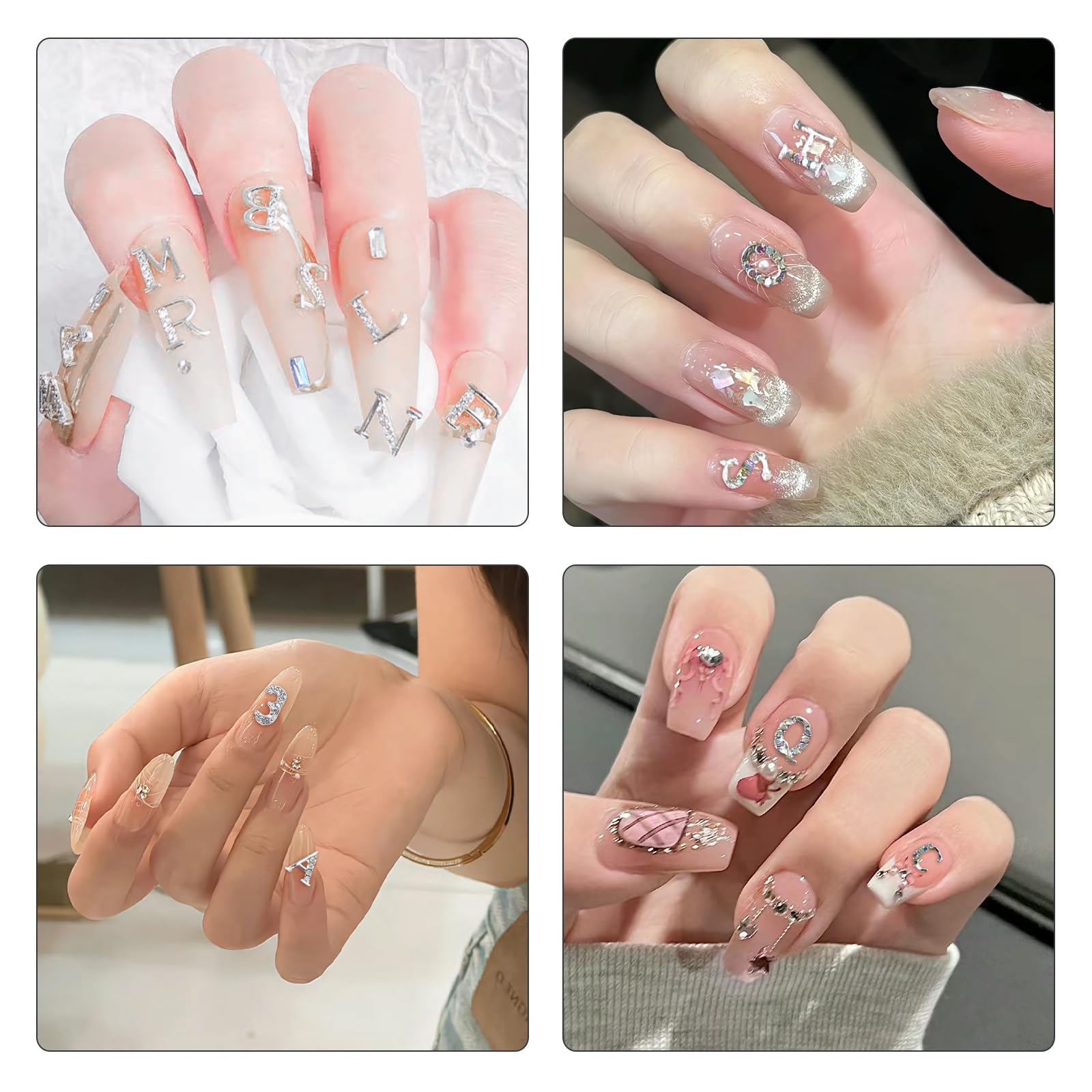 Amazon.co.jp: jwyndsq(おと) ネイルパーツ【36点セット】ネイルアート