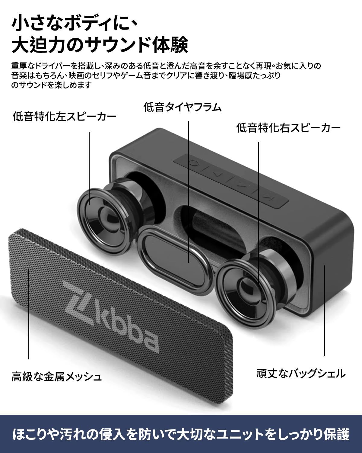 Amazon.co.jp: 【2025迫力重低音＆HIFI音質】 Bluetooth スピーカー