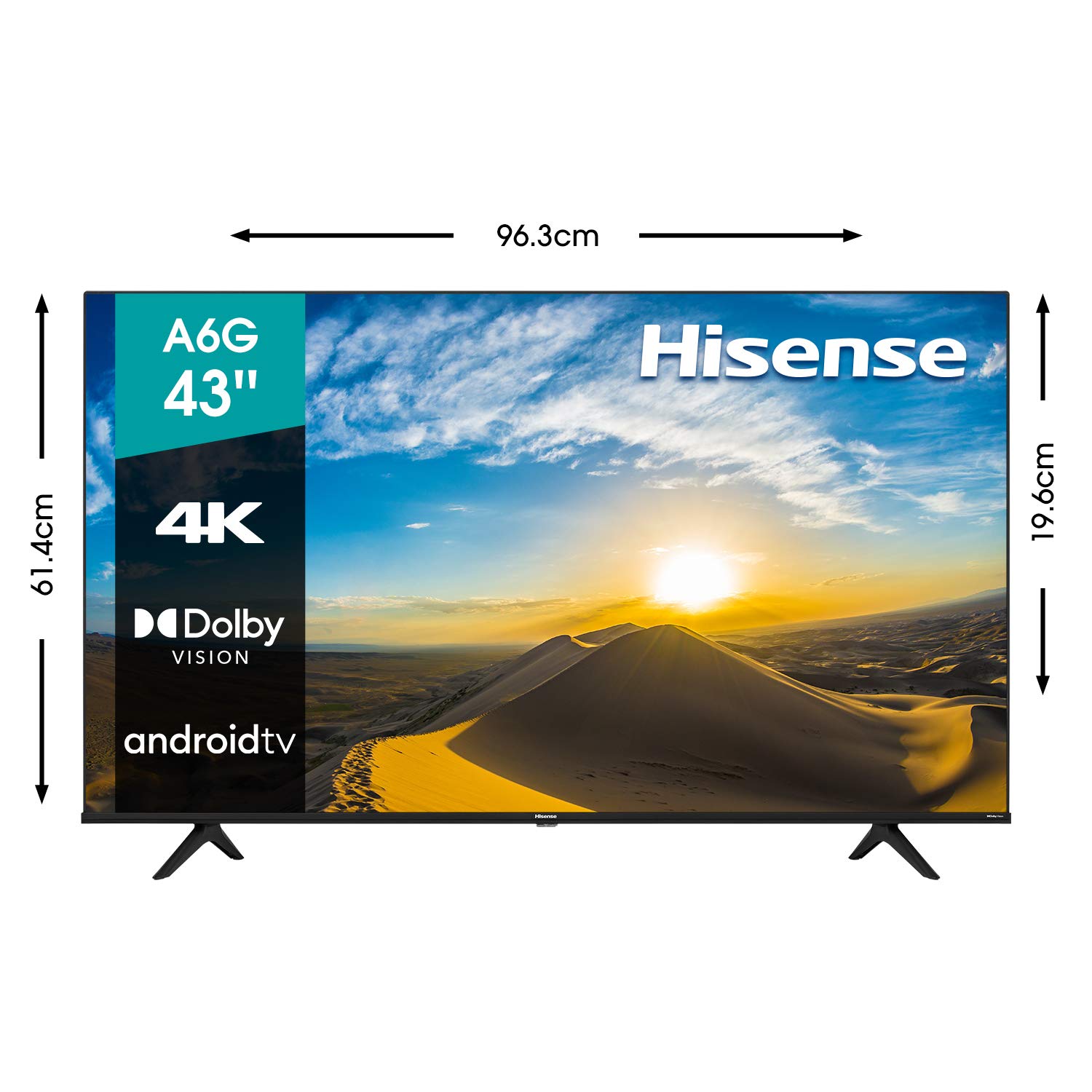 Amazon.com: Hisense 43A6G 43-Inch 4K Ultra HD Android Smart TV