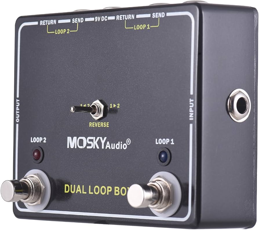 Amazon | MOSKYAUDIO ギターエフェクトループスイッチャーペダル 2