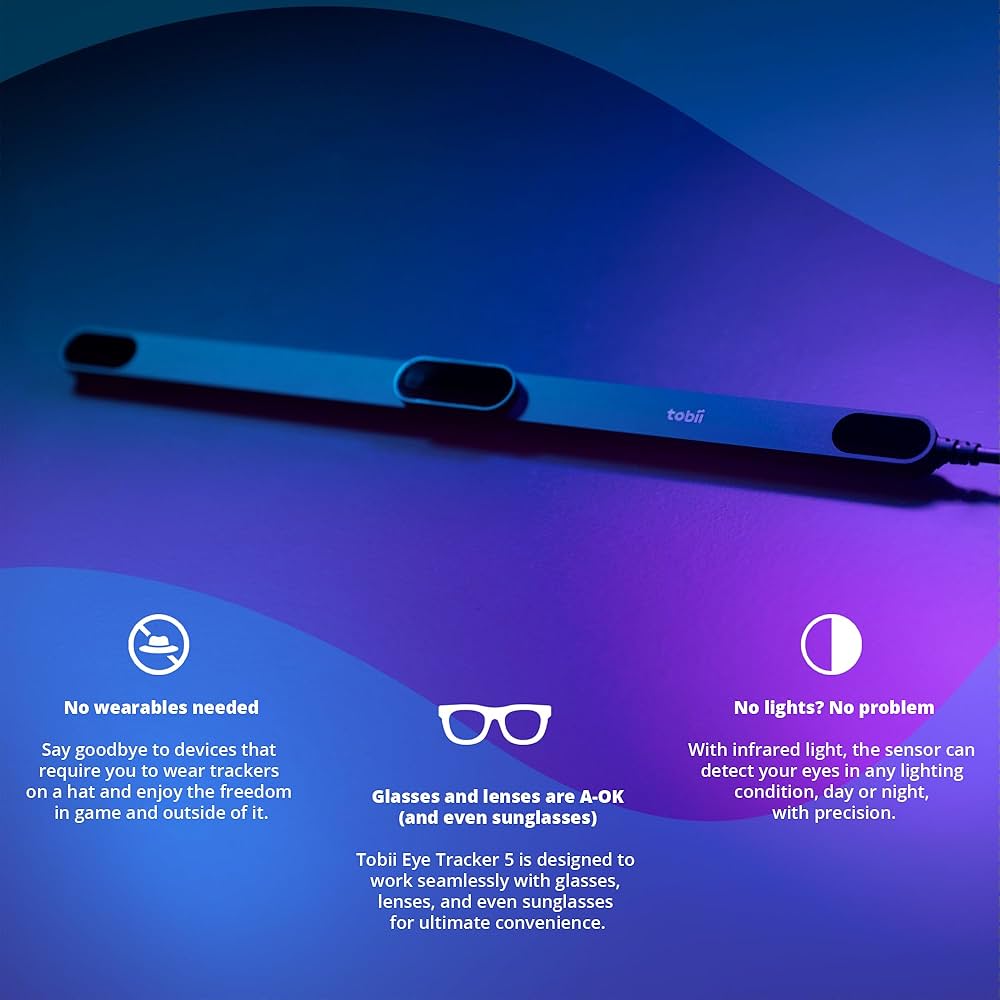 Amazon.com: Tobii Tobii Eye Tracker 5 - Head & Eye Tracking Gaming