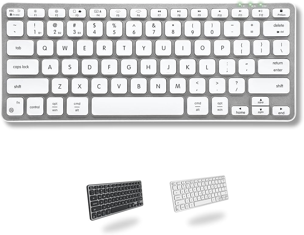 Amazon | Macally コンパクトバックライトBluetoothキーボード Mac用