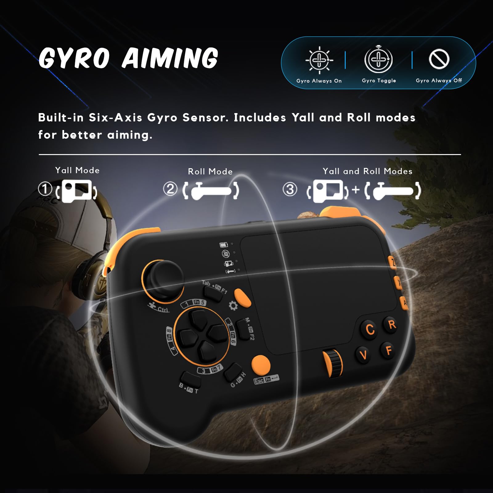 Amazon.co.jp: DarkWalker ShotPad ワイヤレスジャイロタッチパッド