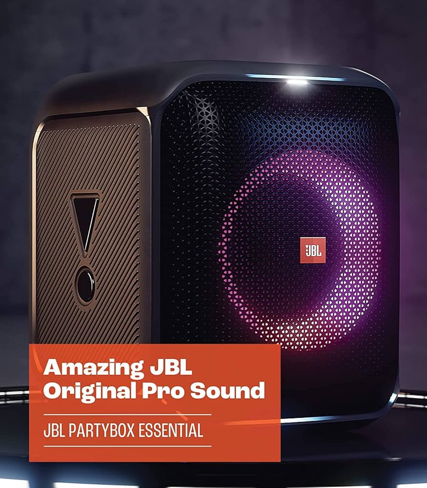 JBL Partybox Encore Essential Audio Speaker Black No Mic, black