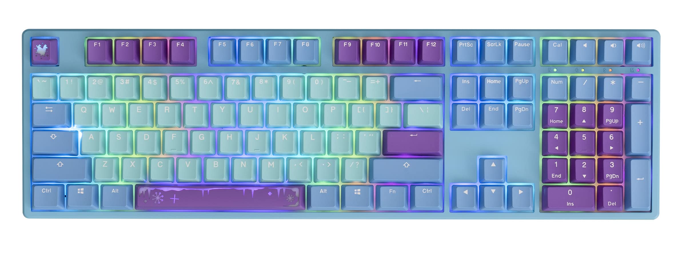 Amazon.com: Ducky MK Frozen Llama Typist RGB Double-Shot