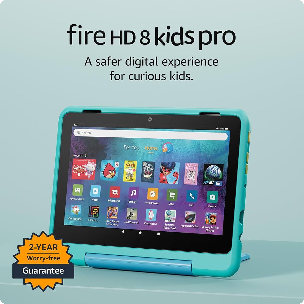 Amazon.com: Amazon Fire HD 8 Kids Pro tablet (newest model), ages