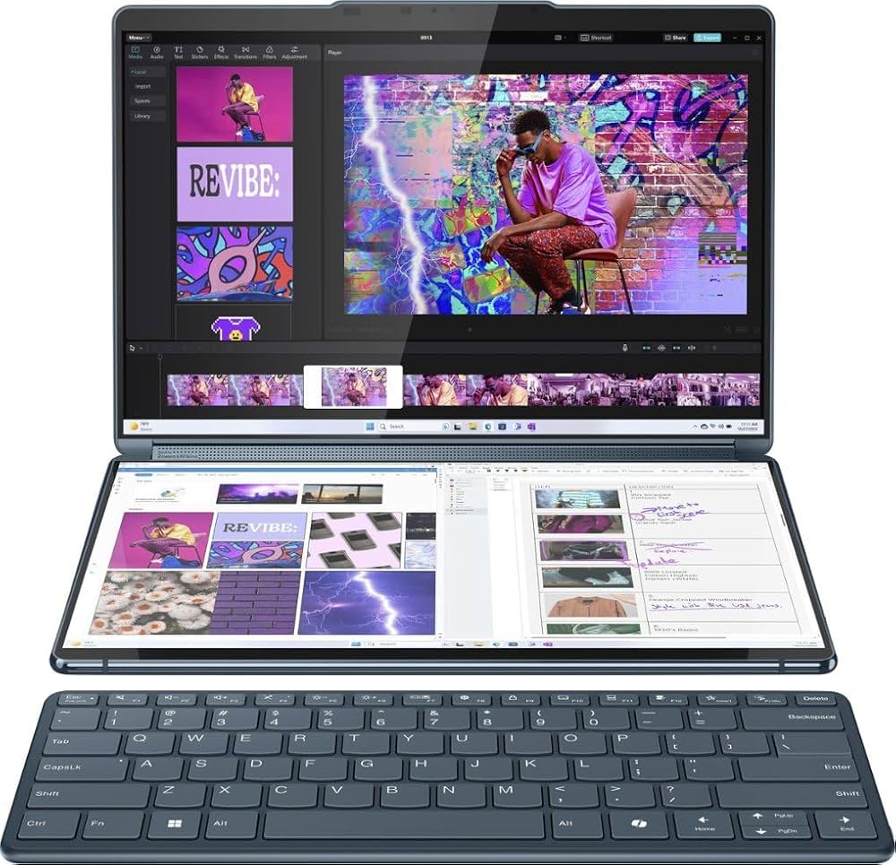 Amazon.co.jp: Lenovo Yoga Book 9i 2-in-1 13.3インチ 2.8K デュアル