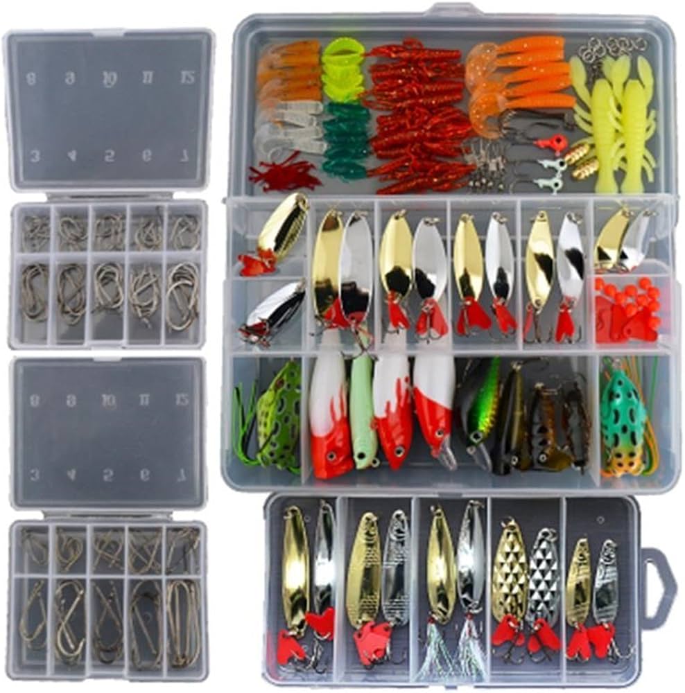 Amazon | ルアー セット 釣具セット226個セット ソフトルアー・ハード