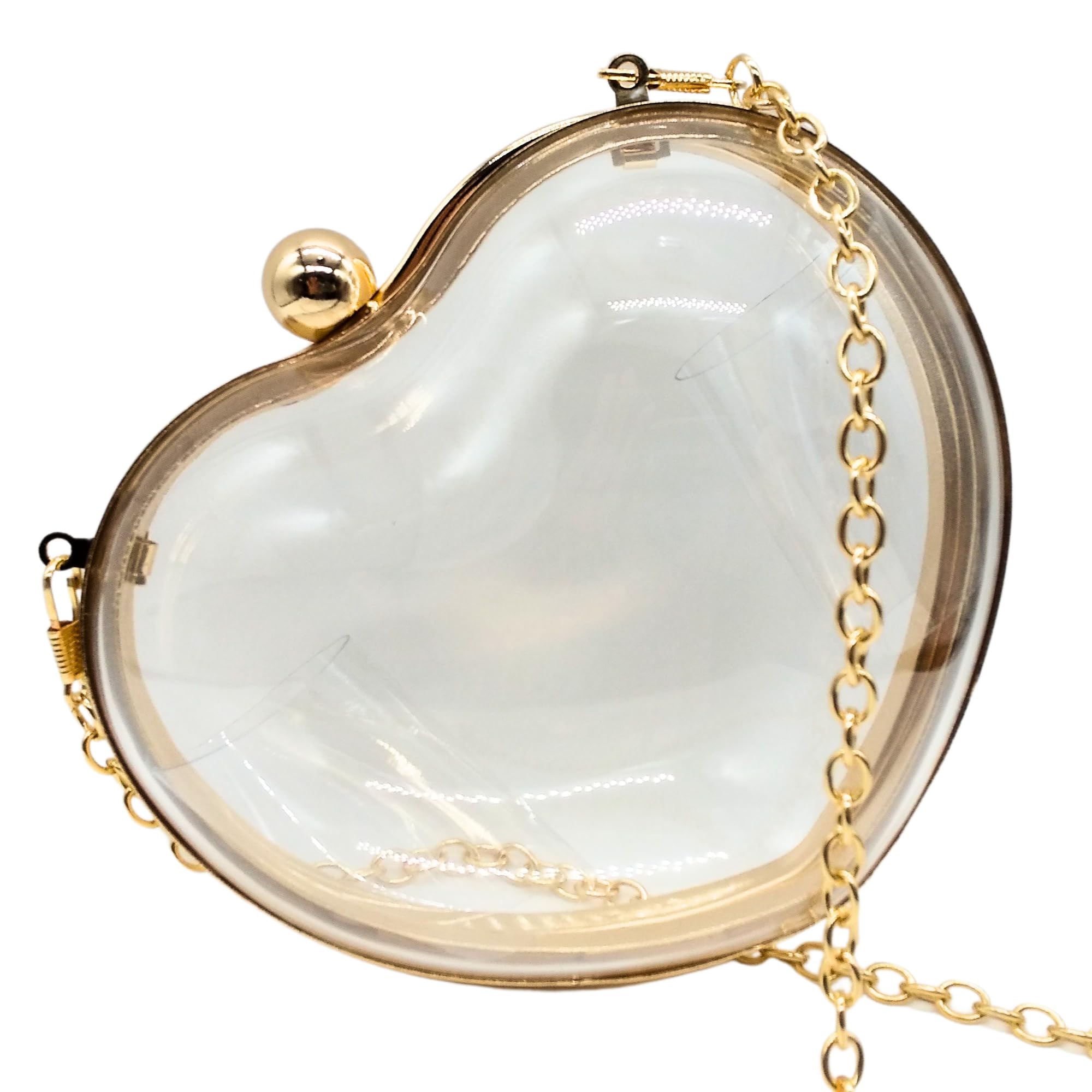 Amazon | AZ-FRONT 透明ハートデザイン ちびぬいケース 推しぬいポーチ