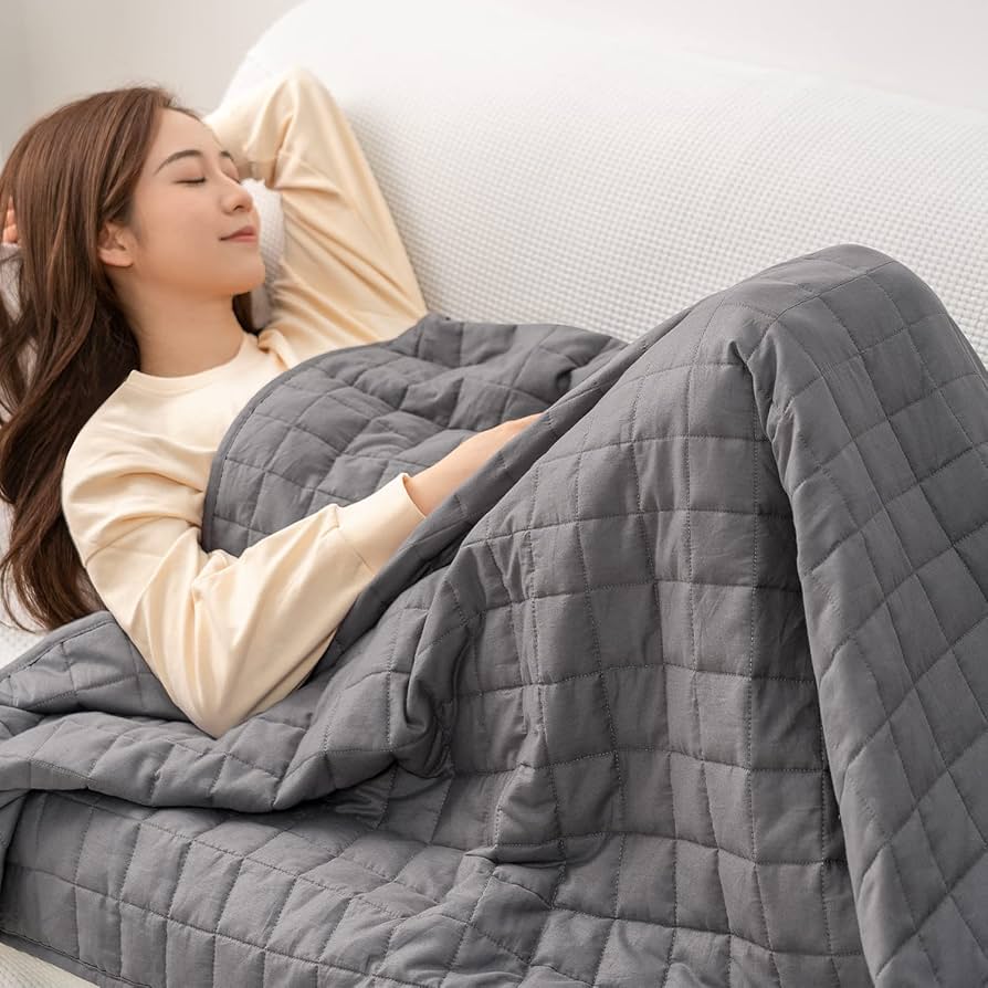 Amazon｜ウェイトブランケット 加重ブランケット重力 重い 掛け布団