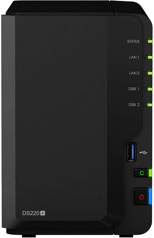 Amazon | Synology NASキット 2ベイ DS220+ デュアルコアCPU 2GBメモリ