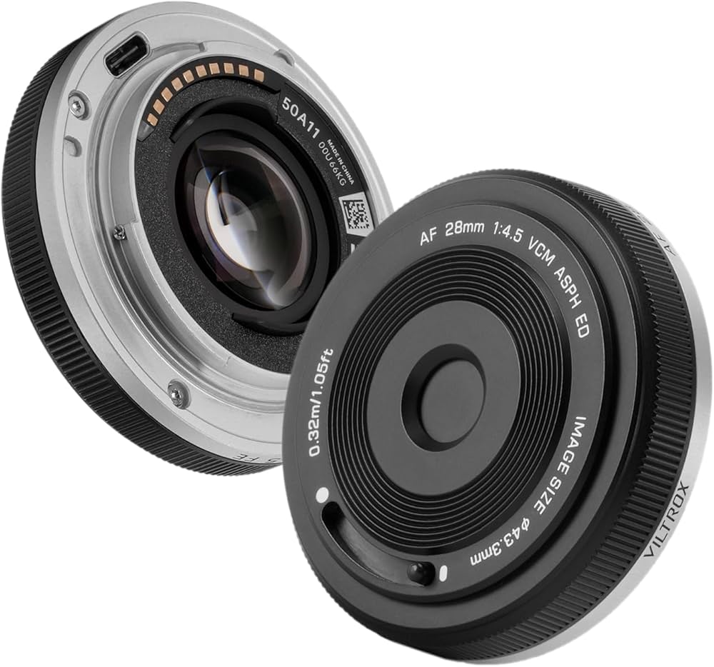 Amazon.co.jp: VILTROX AF 28mm F4.5 XF 超薄型 レンズ Xマウント