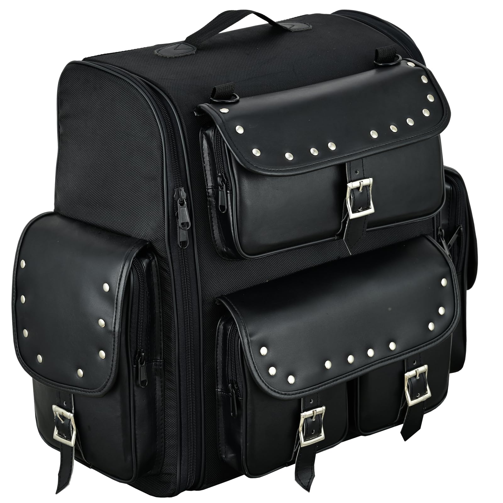 Amazon | VanceレザーLarge Studded 2 Pieceシーシーバーバッグwith