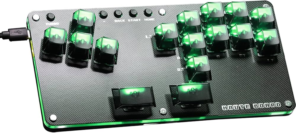 Amazon | アケコン レバーレス 格闘ゲーム コントローラー Haute42 B16