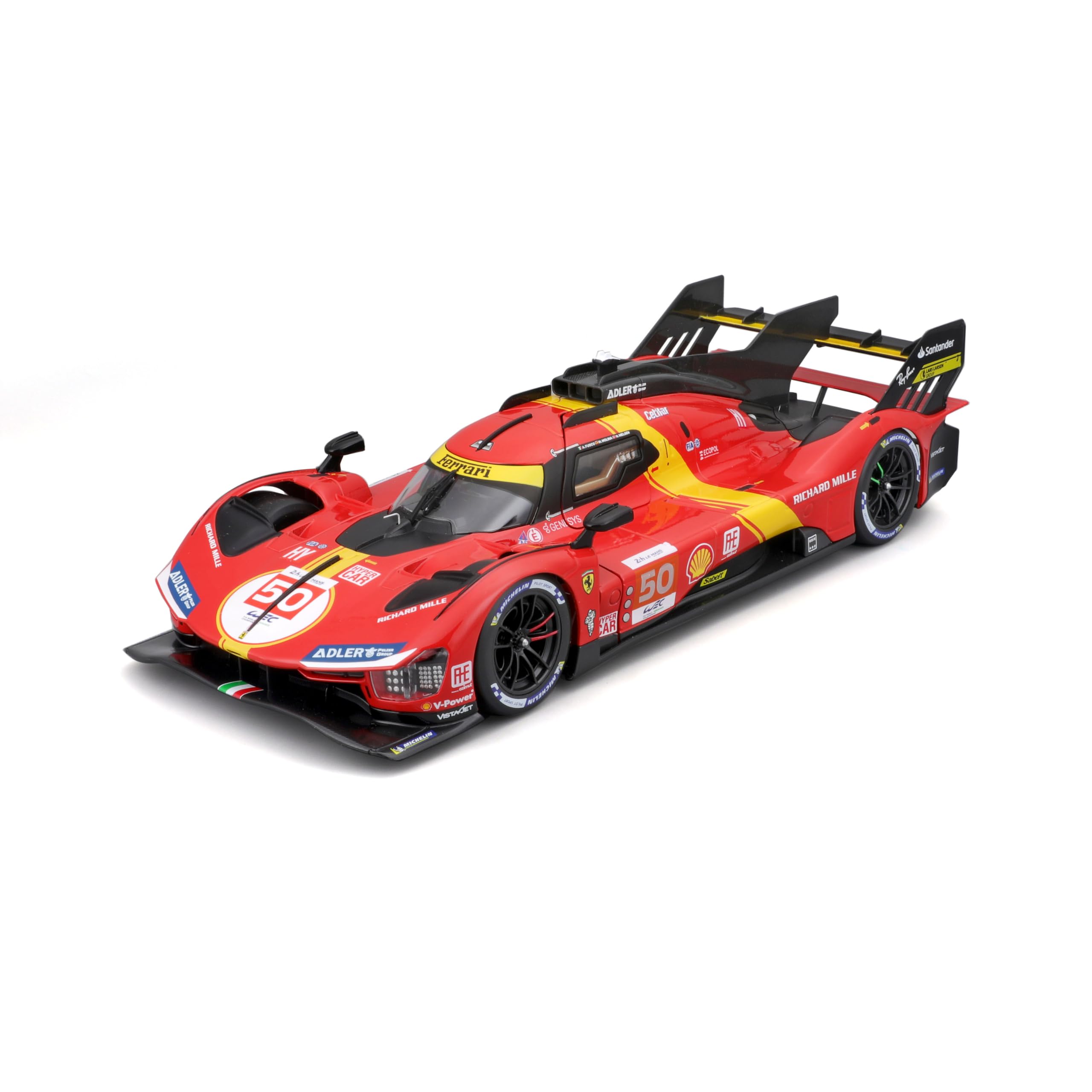 Amazon.com: Bburago - Ferrari Deluxe - 499P LMH 2023#51 Victory at