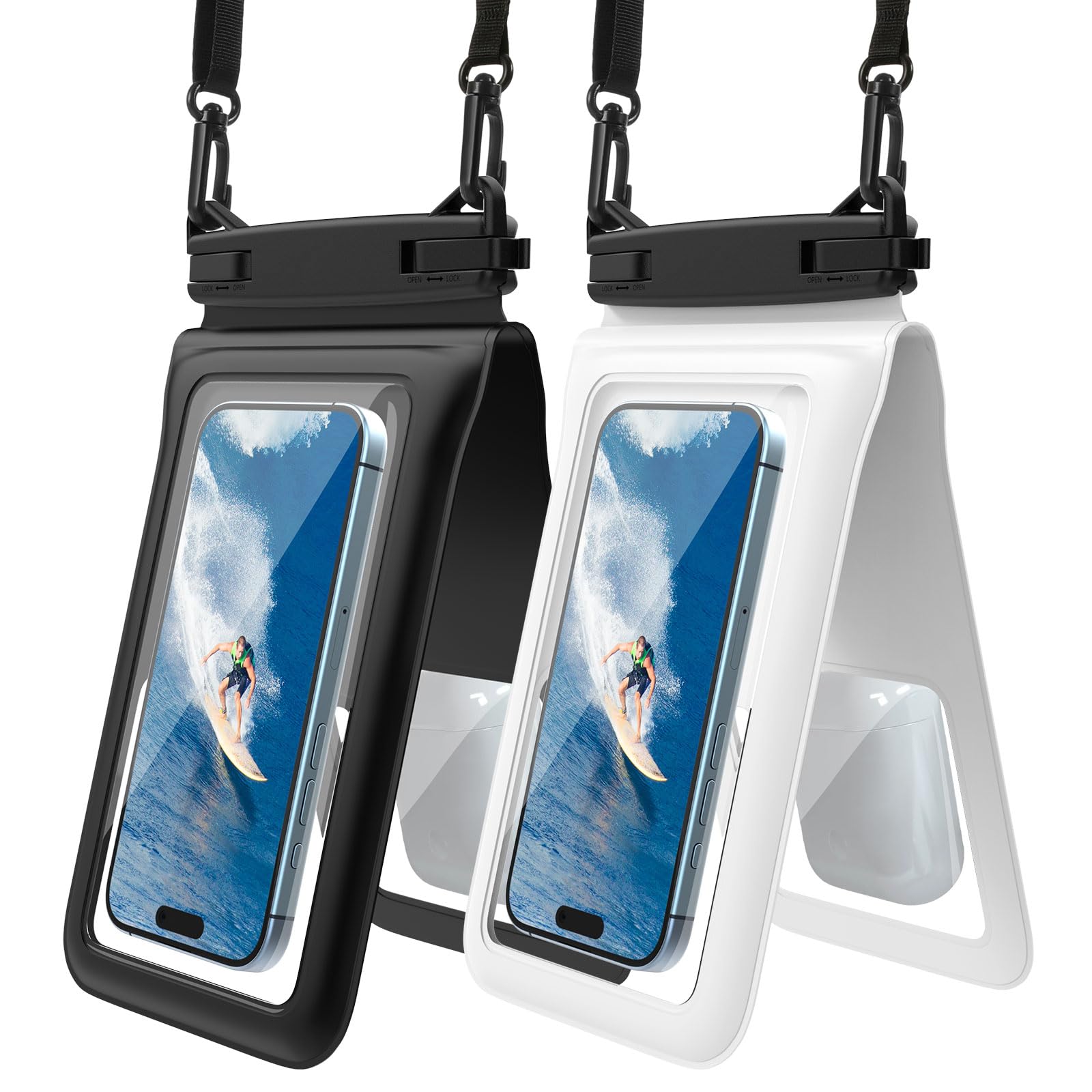 Amazon.co.jp: MoKo スマホ防水ケース 【タブル収納ケース・防水IP68