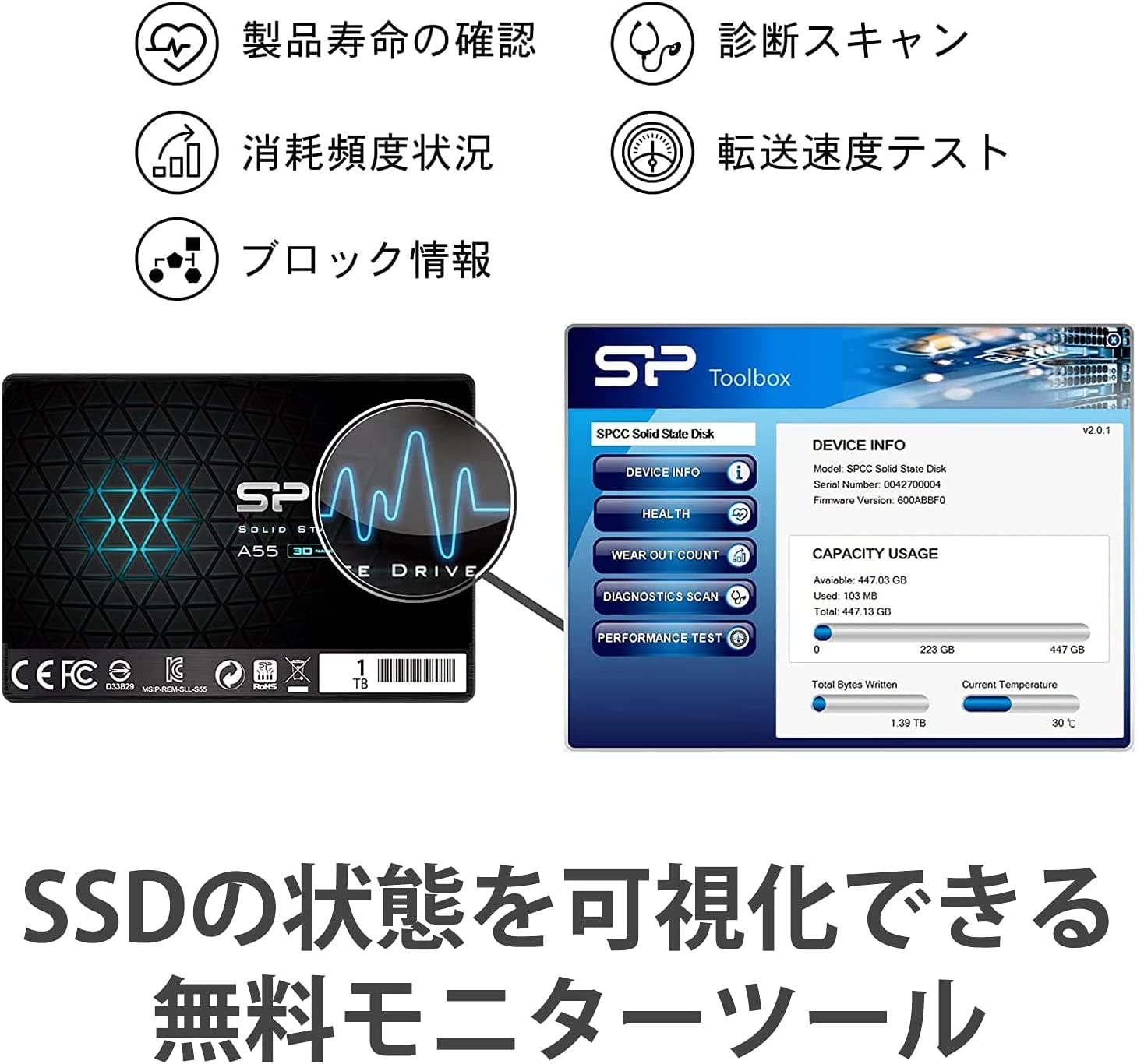 Amazon | SP Silicon Power シリコンパワー SSD 4TB 3D NAND採用 SATA3