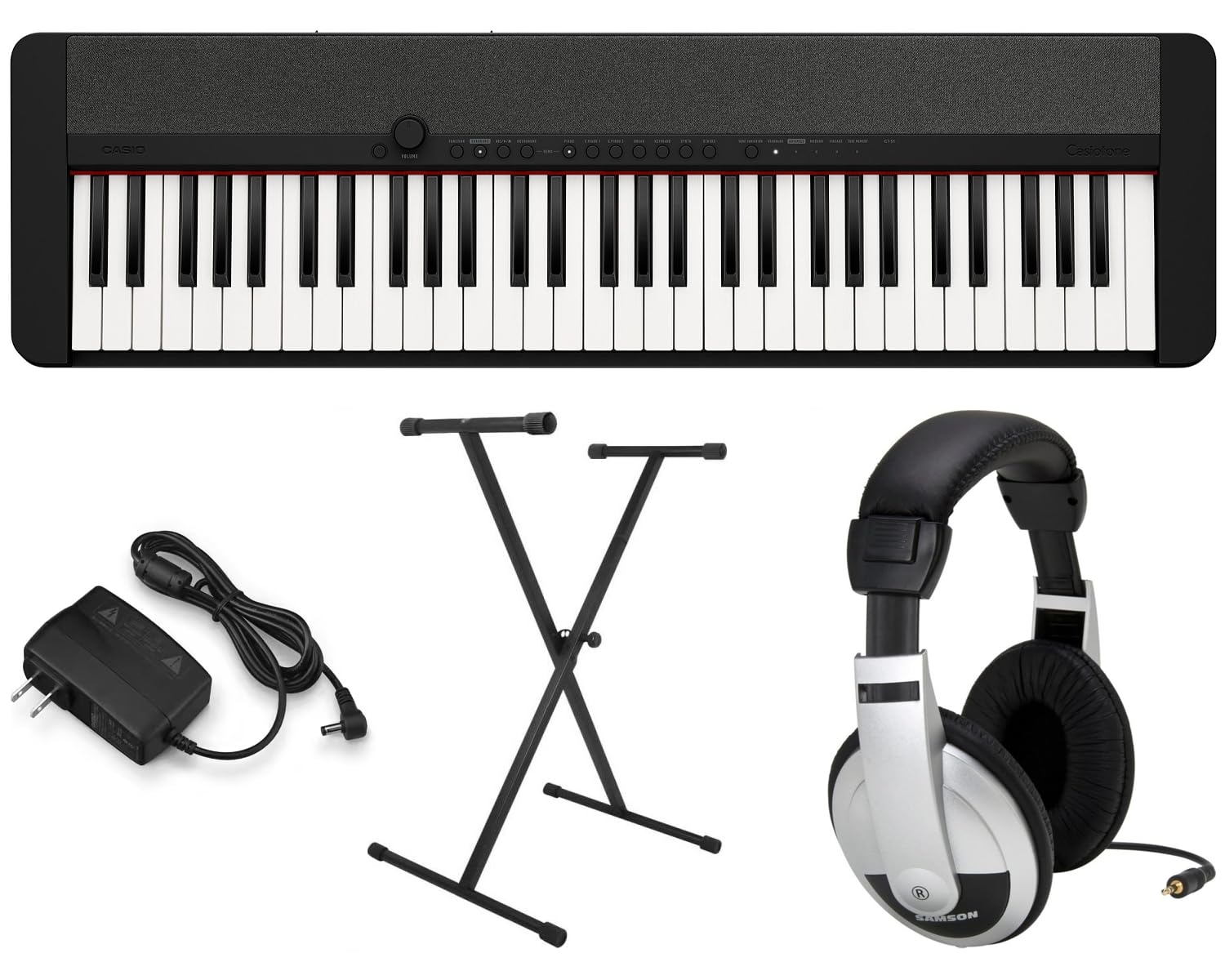 Amazon.com: Casio CT-S1 Premium Keyboard Pack with Stand, AC