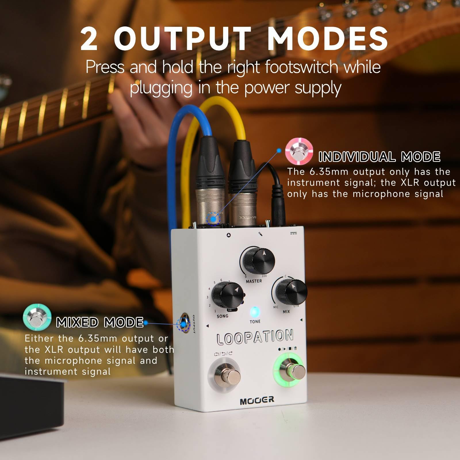 Amazon.com: MOOER Looper Vocal Effects Processor Guitar Voice