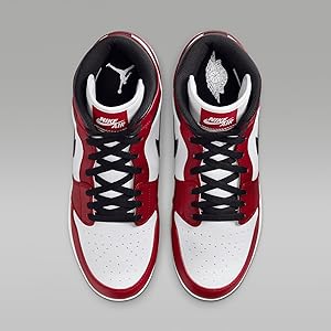 Amazon.com | NIKE Jordan 1 Retro MCS Mens Shoe, Gym Red/White
