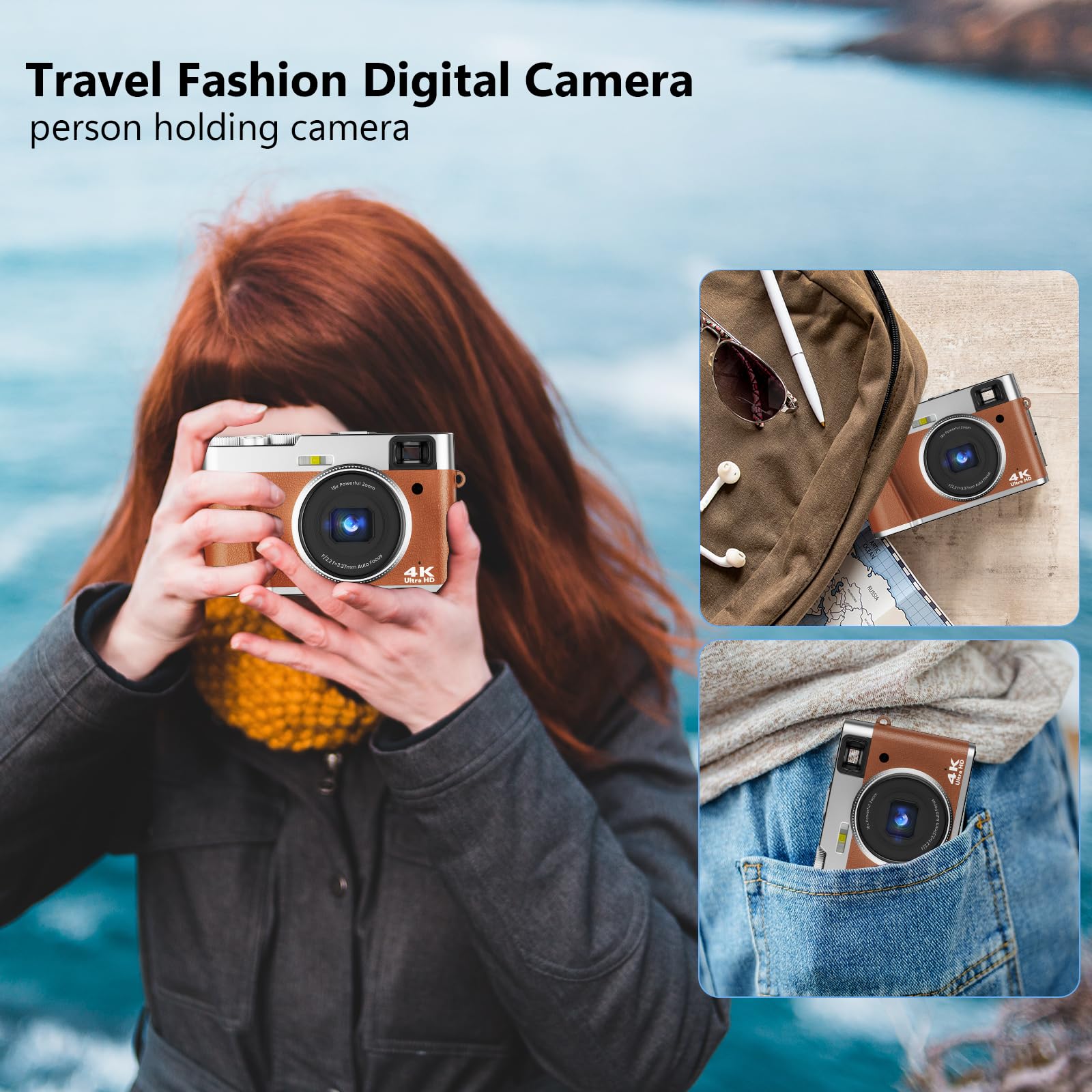 Amazon | 4Kデジタルカメラ、写真撮影オートフォーカス 48MP YouTube