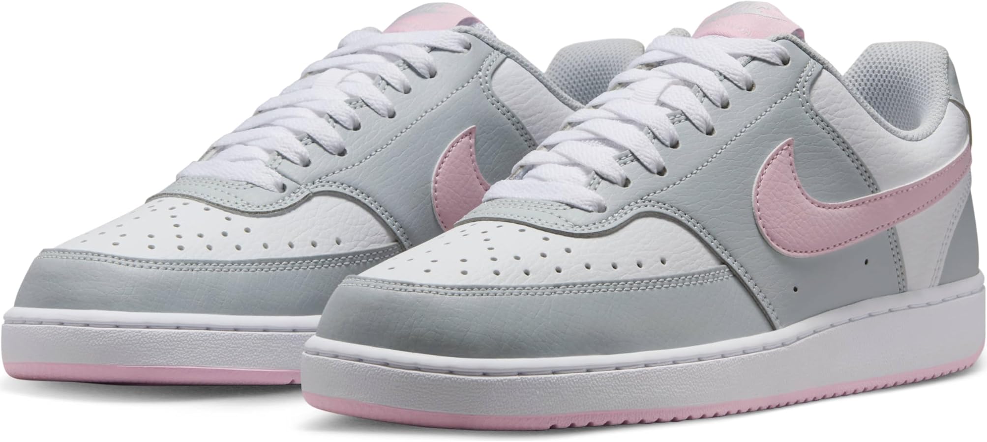 Amazon.com | Nike Women's Court Vision Low Pure Platinum/Pink Foam
