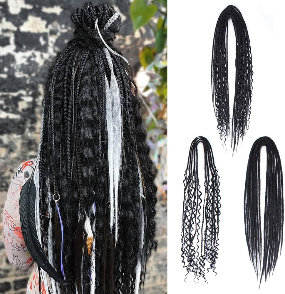 Amazon.com : Quisduis 30 Inch 20 Strands DE Dreadlock Extensions