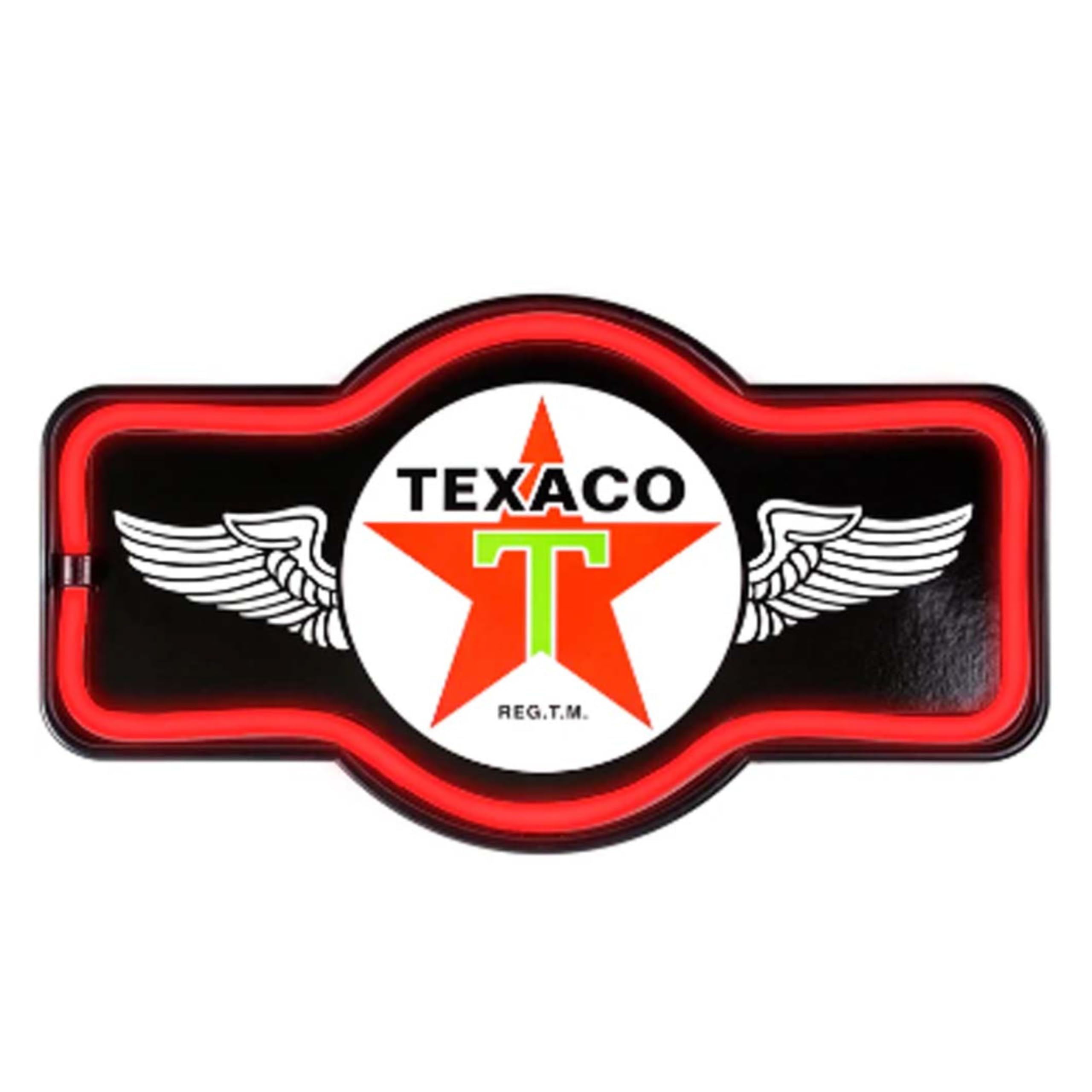 Texaco Oil Gas Station - Reproduction Vintage Advertising Marquee