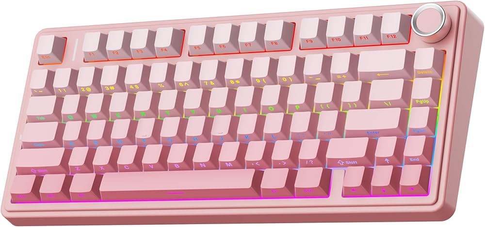 Amazon | EPOMAKER X Aula F75 75% ワイヤレスゲーミングキーボード 3