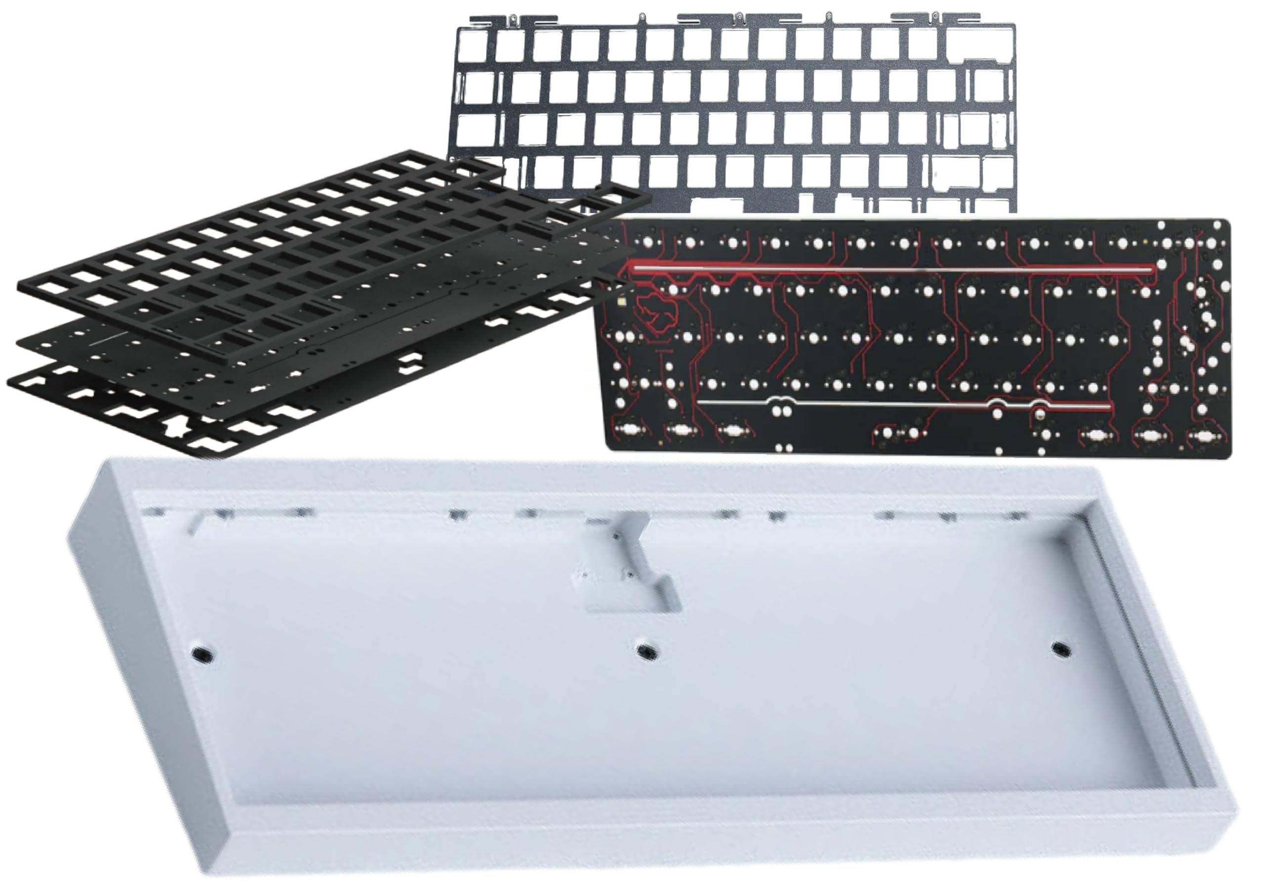 Amazon.co.jp: Tofu60 2.0 キーボードアルミケース 60%メカニカル