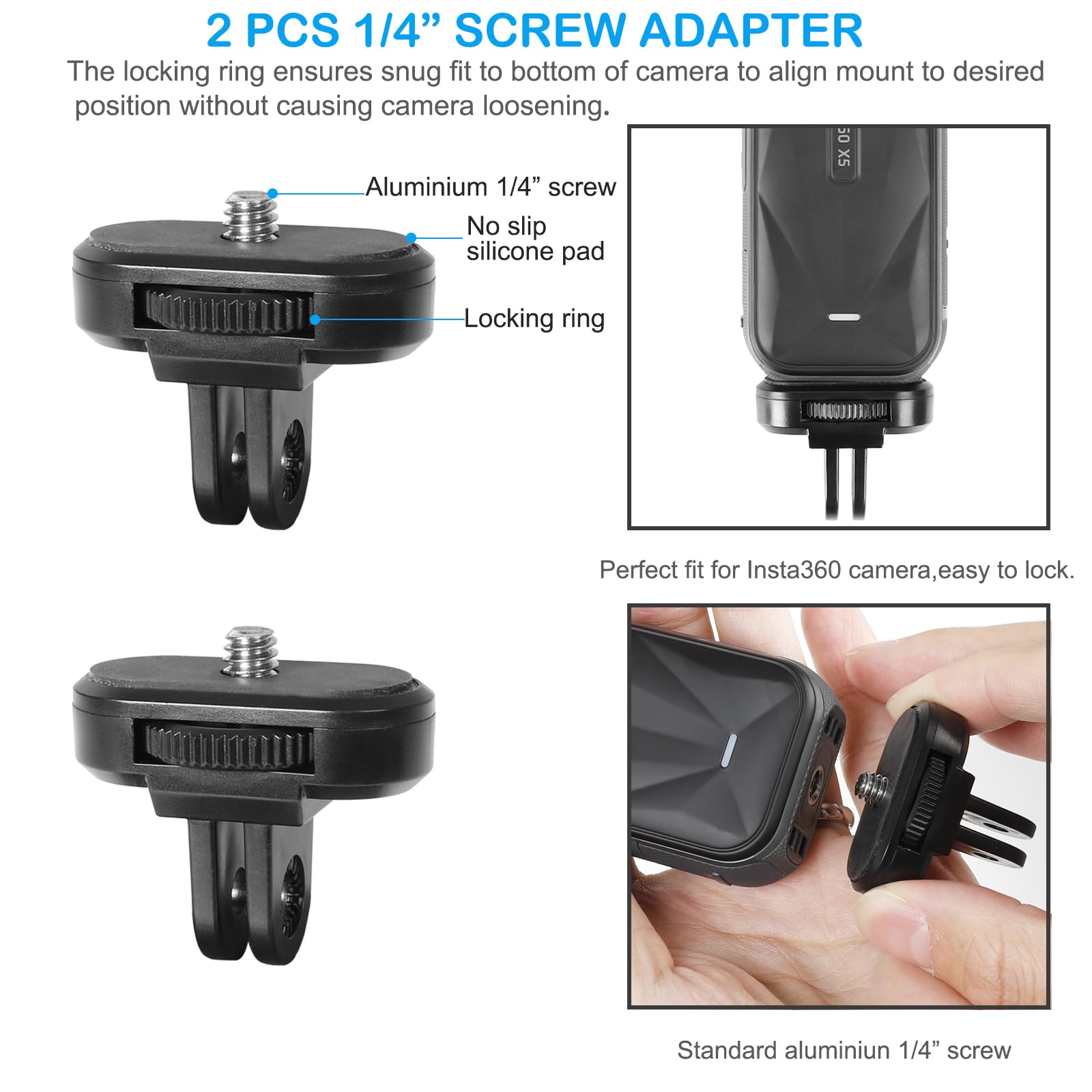 Amazon.com : Accessories Kit for Insta360 One X5/X4/X3/X2/X, One R