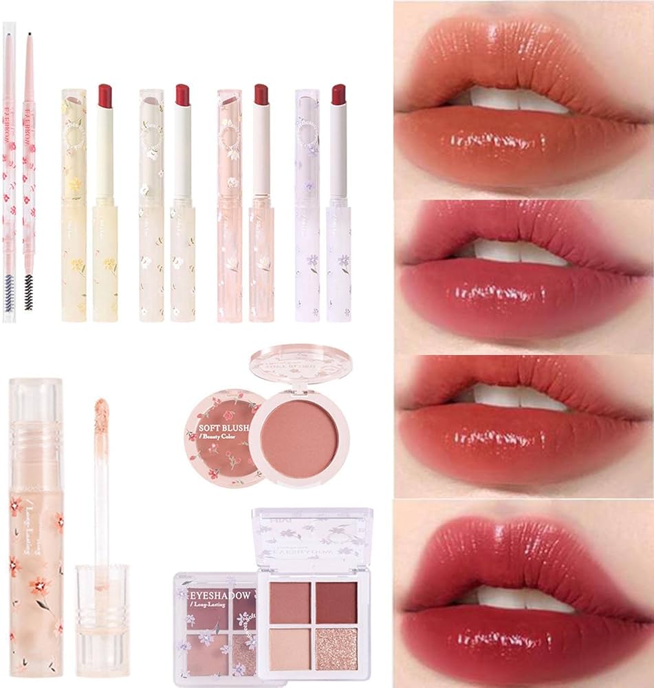 Amazon.co.jp: フル美容メイクアップ 8点セット 人気化粧品セット フル