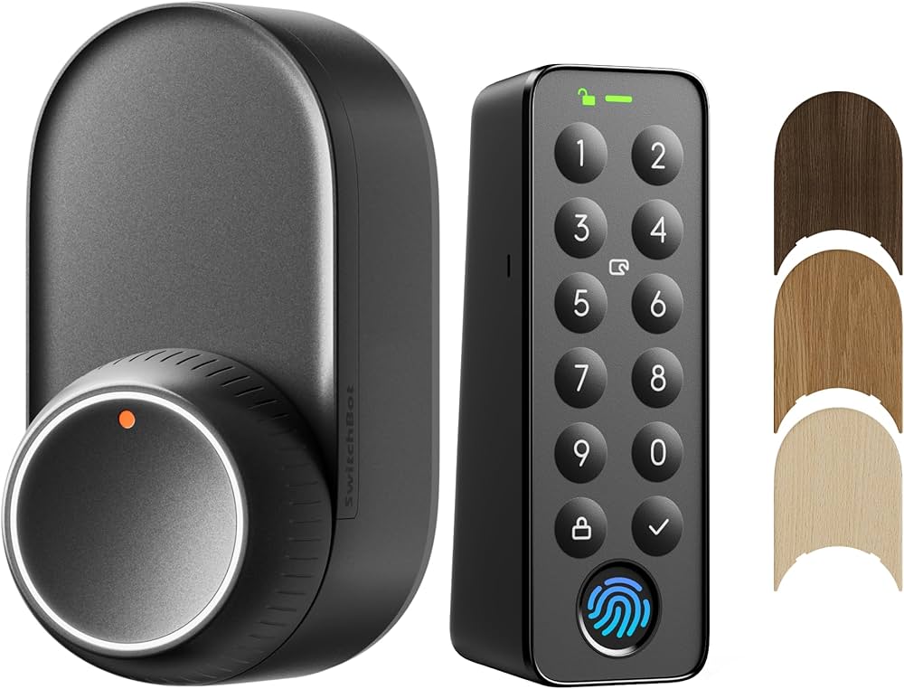 Amazon.co.jp: SwitchBot スマートロック Ultra 指紋認証パッド 暗証