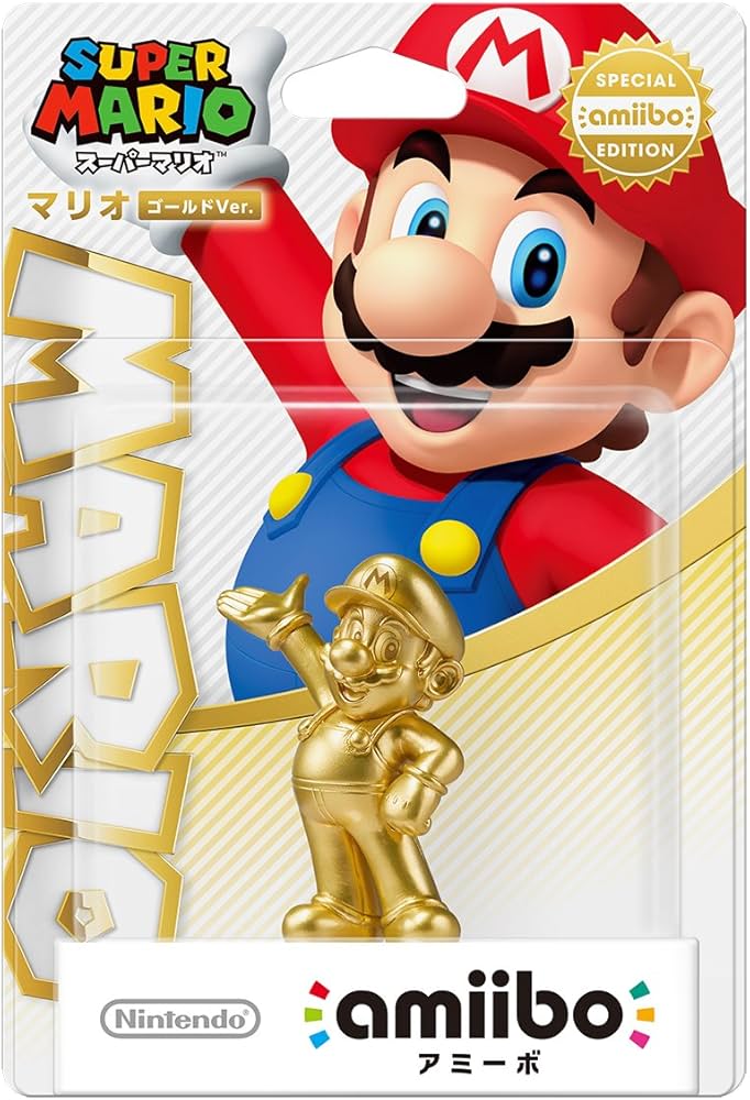 Amazon.com: NEW Amiibo Gold Mario Japan ver. Super Smash Bros Wii
