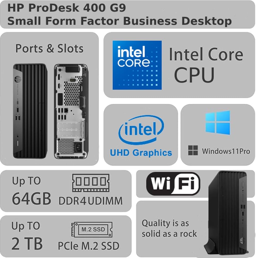 HPデスクトップPC ProDesk400 大容量2TB CPU載せ替え HPデスクトップPC