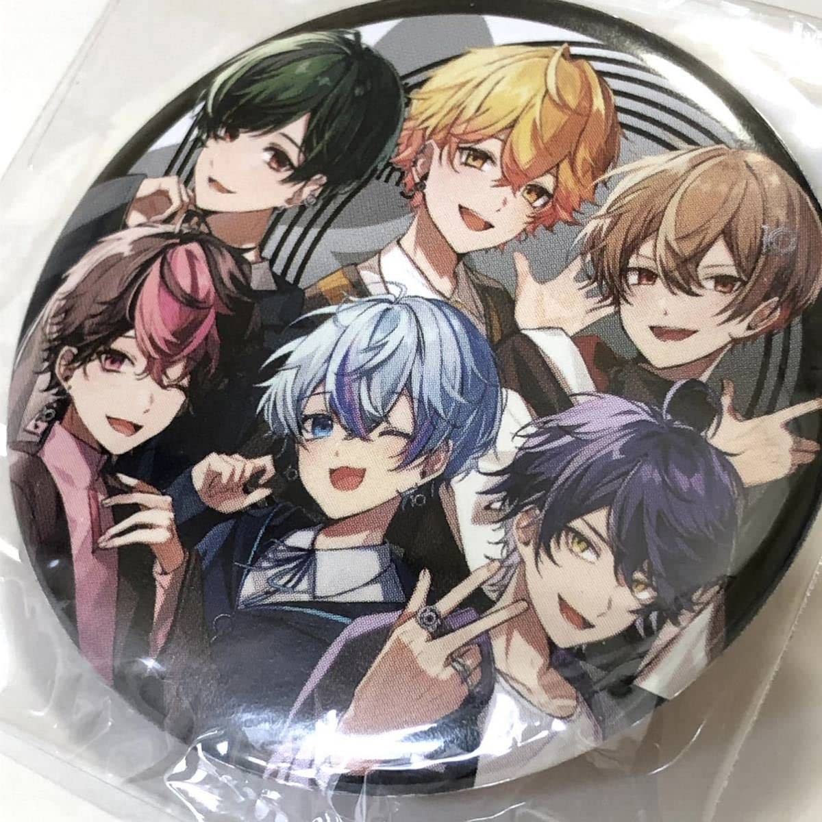 Amazon.co.jp: シクフォニ 10万人記念 缶バッジ 全員集合 SIXFONIA暇72