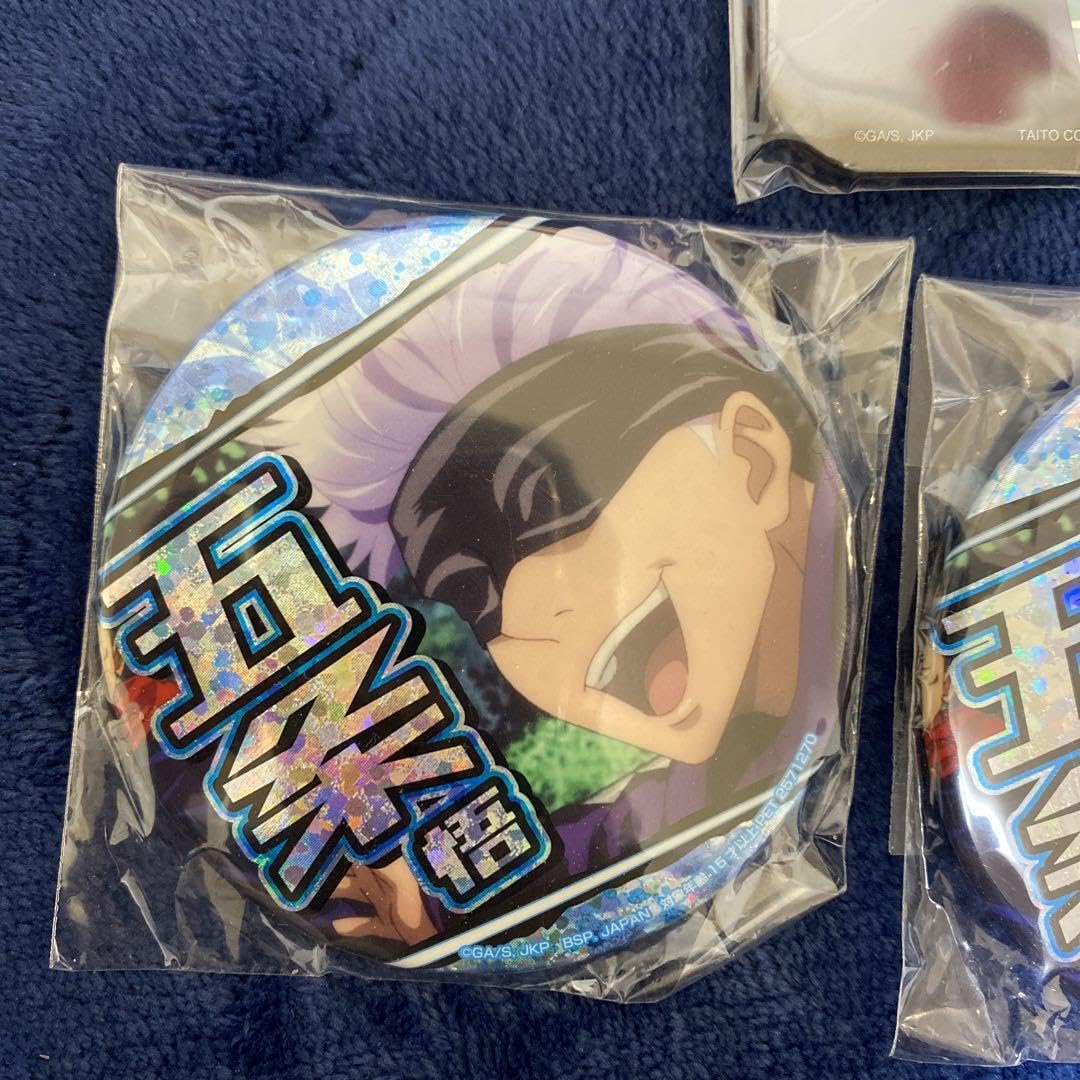 Amazon | 呪術廻戦 応援ホログラム缶バッジ 五条悟 スクエアメタリック