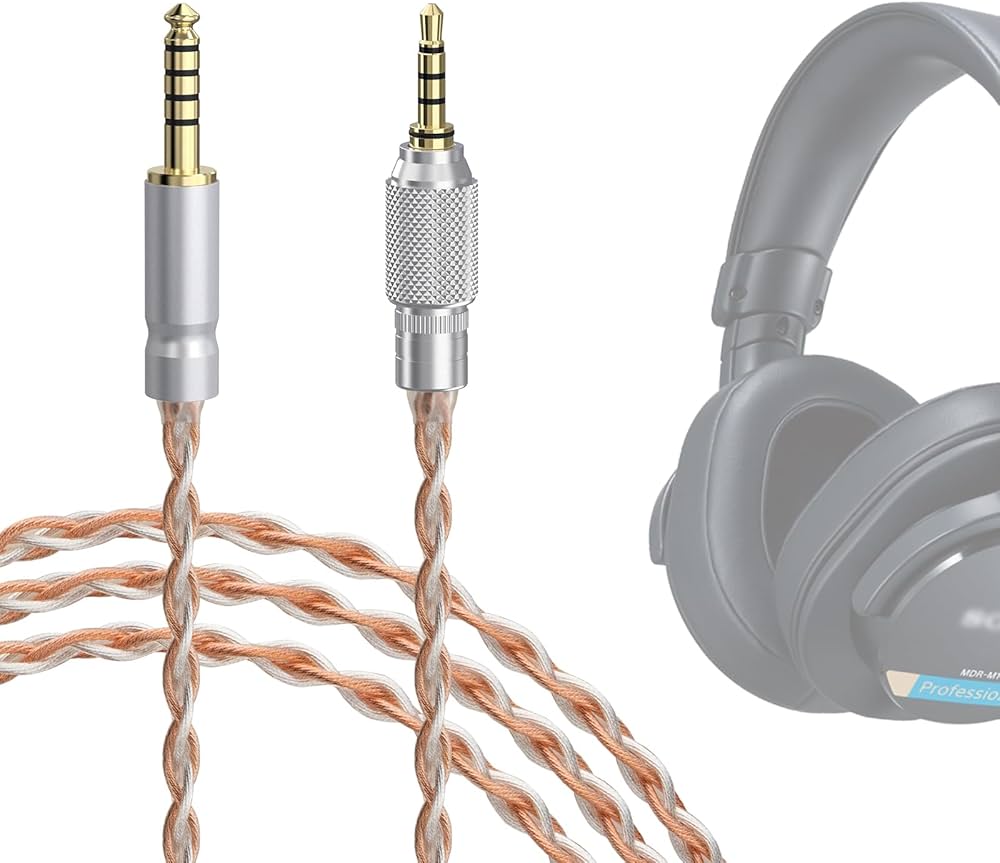 Amazon.com: GEEKRIA Apollo Silver-Plated Upgrade 4.4mm to 3.5mm