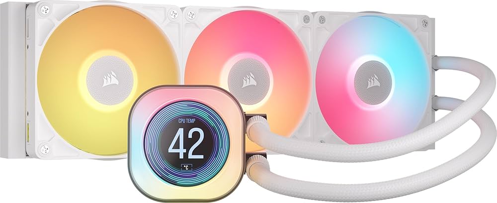 Amazon.com: CORSAIR iCUE Link Titan 360 RX LCD Liquid CPU Cooler